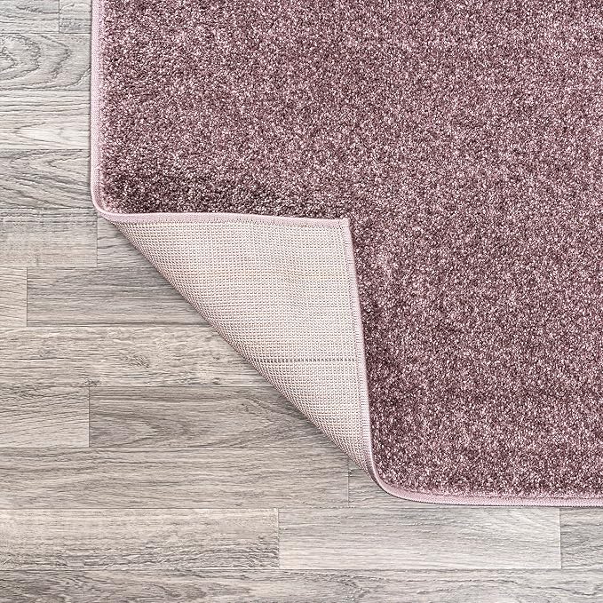 Eyely UES100R-5OV Supersoft Haze Solid Low-Pile Indoor Area Rug, Minimalist - Image 7