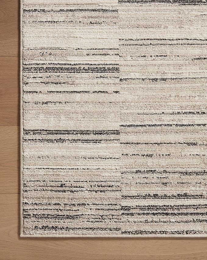 Loloi Darby Collection DAR-01 Charcoal/Sand 2'-7" x 8'-0" Runner Rug - Image 5
