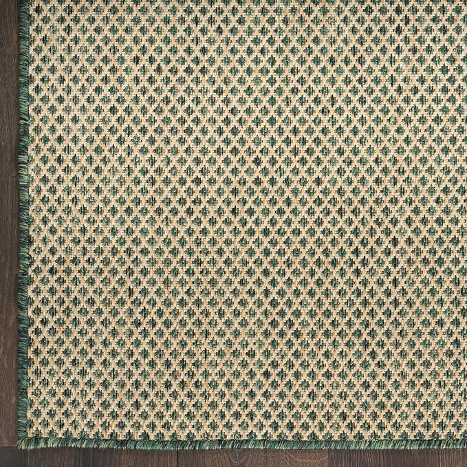 Nourison Home Courtyard Green 6' x 9' Area Rug - Image 7