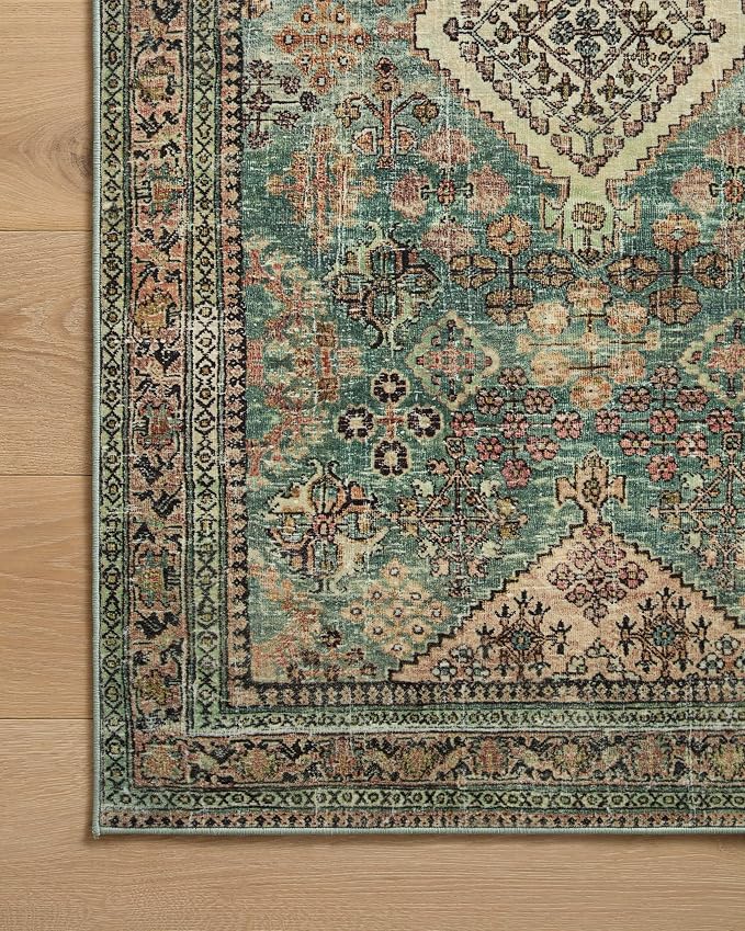 Loloi Magnolia Home by Joanna Gaines Sinclair Collection SIN-03 Turquoise/Multi - Image 9
