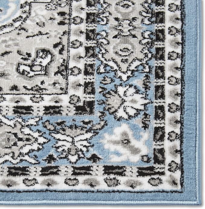 Home Dynamix Premium Sakarya Traditional Medallion Border Area Rug - Image 6