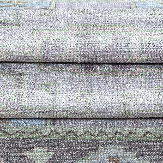 Fame Living Washable Area Rug. Modern Farmhouse. Vintage. Turkish. Bohemian. - Image 8