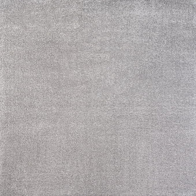 Eyely UES100K-7SQ Supersoft Haze Solid Low-Pile Indoor Area Rug, Minimalist - Image 2