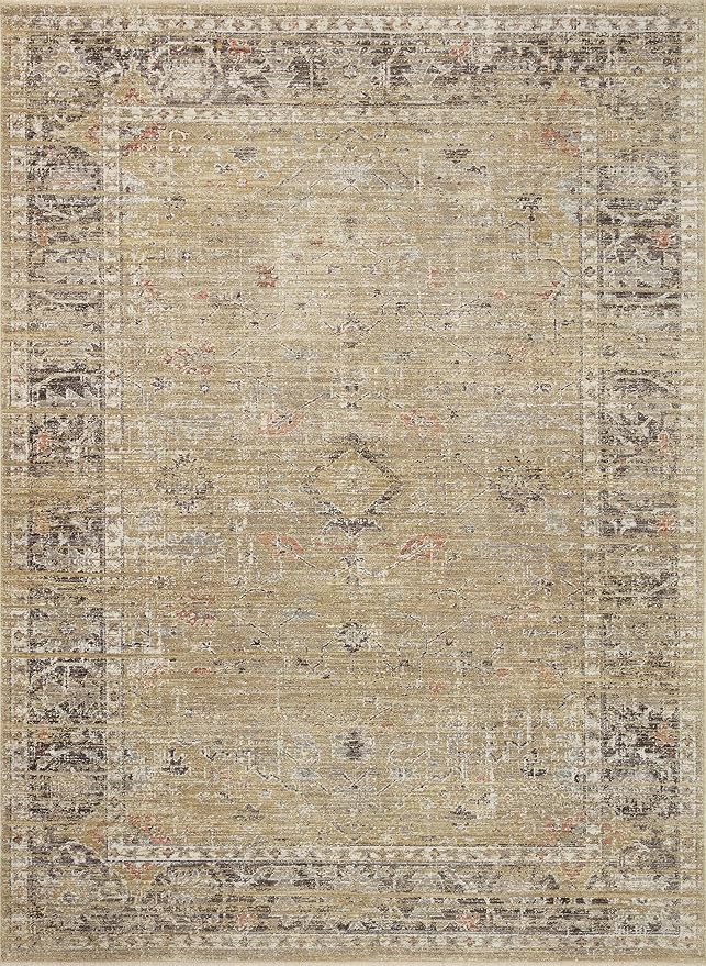 Loloi Magnolia Home by Joanna Gaines Millie Collection MIE-03 Gold/Charcoal - Image 2