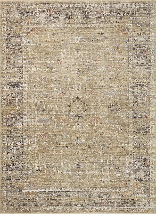 Loloi Magnolia Home by Joanna Gaines Millie Collection MIE-03 Gold/Charcoal - Image 3
