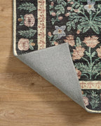 Loloi Rifle Paper Co. Eden Collection EDE-02 Mughal Garden Black 2'-0" x 5'-0" - Image 6