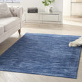 Nourison Home Nourison Essentials Navy Blue 6' x 9' Area Rug by NourisonHome