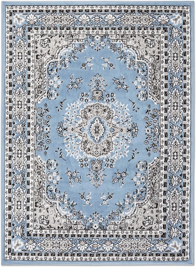 Home Dynamix Premium Sakarya Traditional Medallion Border Area Rug - Image 4