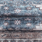 Washable Area Rug. Modern Farmhouse. Vintage. Turkish. Bohemian. Distressed. - Image 8