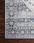 Loloi Skye Collection SKY-02 Silver/Grey 8'-0" x 8'-0" Round Area Rug - Image 7