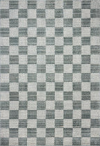 Loloi Chris Loves Julia Calvin Collection CLV-01 Blue/Ivory 7'-10" x 7'-10" - Image 3