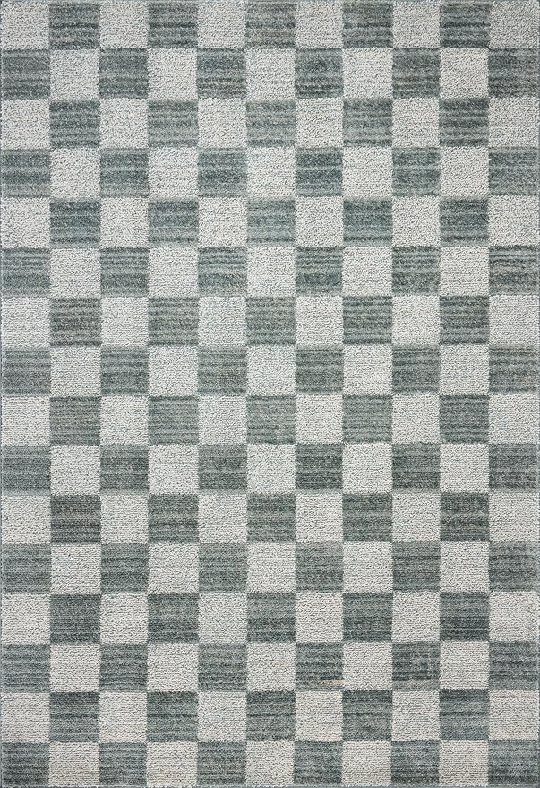 Loloi Chris Loves Julia Calvin Collection CLV-01 Blue/Ivory 2'-3" x 3'-10" - Image 3