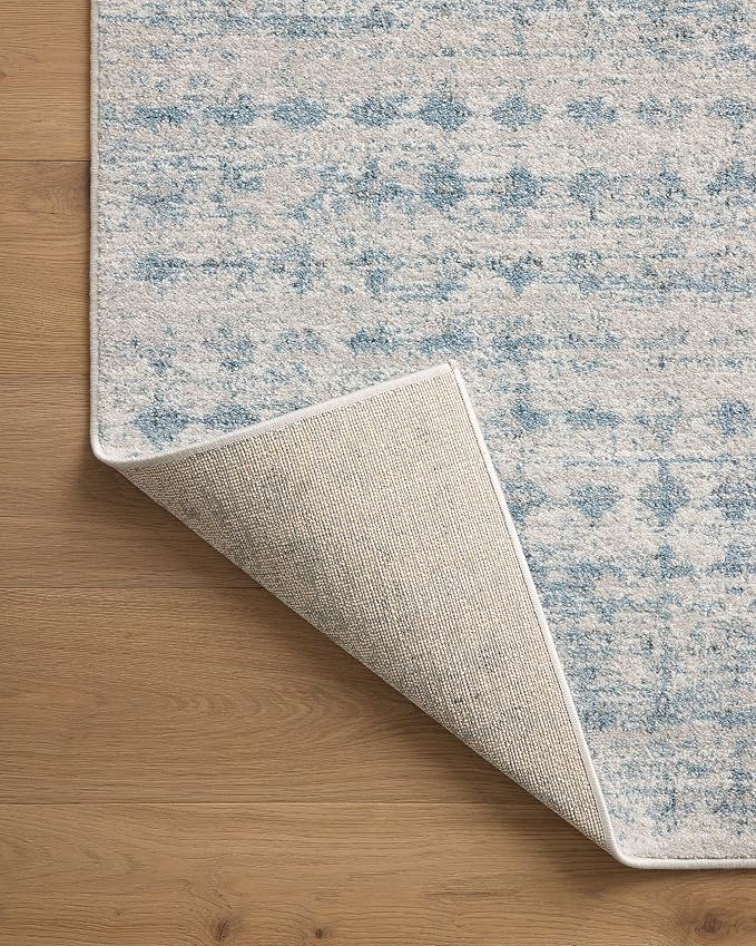 Loloi Kamala Collection KAM-04 Sky/Dove 9'-2" x 13' Area Rug - Image 6