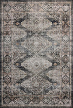 Loloi Amber Lewis Josie Collection JOS-04 Ink/Earth 5'-0" x 7'-6", .13" Pile - Image 4