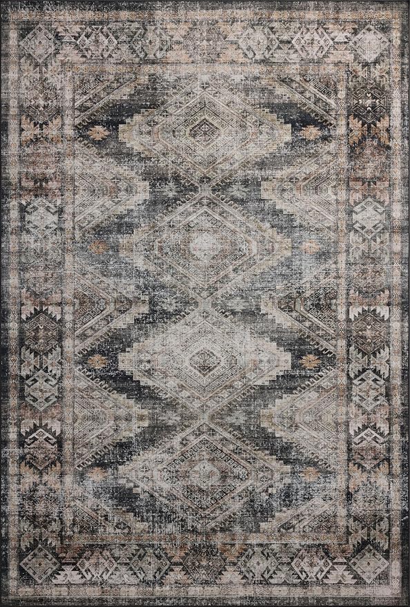 Loloi Amber Lewis Josie Collection JOS-04 Ink/Earth 2'-6" x 12'-0", .13" Pile - Image 4