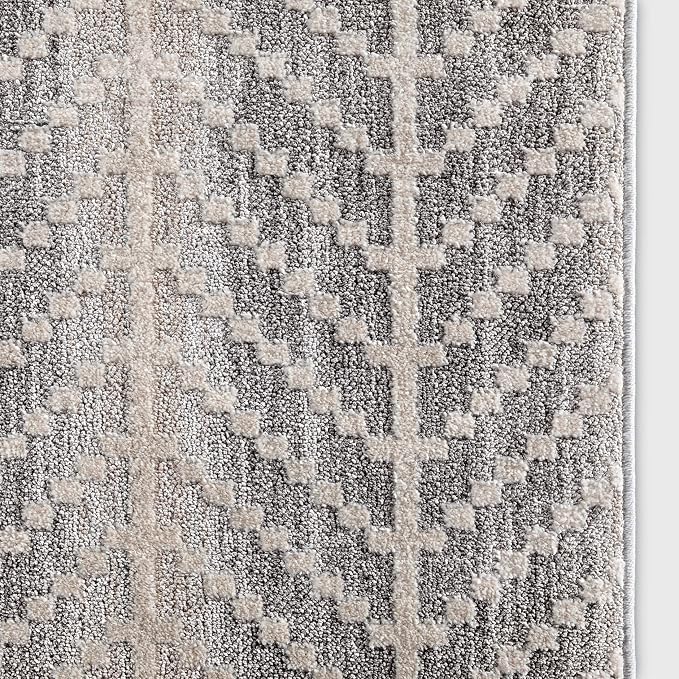Well Woven Custom Size Hallway & Stair Runner- Harlow Rhodes Taupe 31 Inches - Image 3