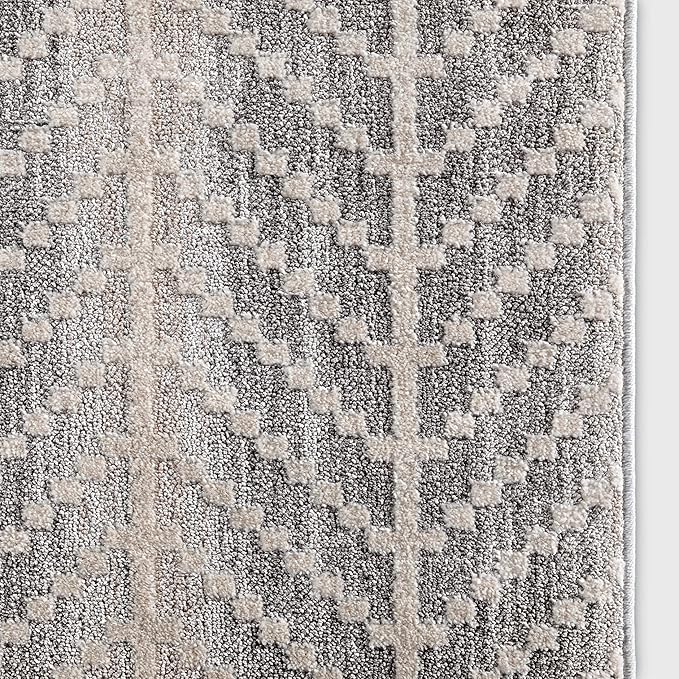 Well Woven Custom Size Hallway & Stair Runner- Harlow Rhodes Taupe 31 Inches - Image 3