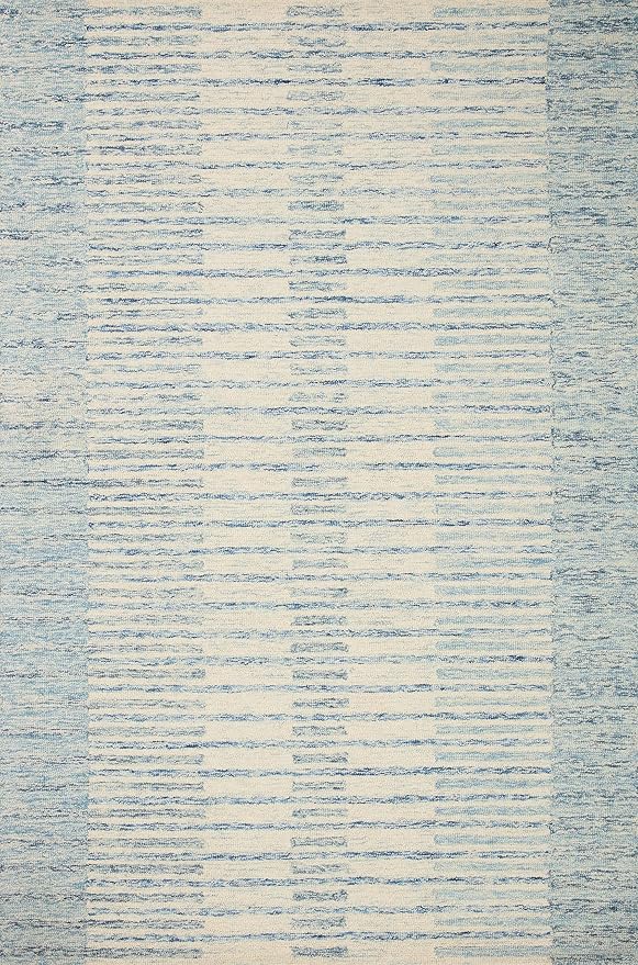 Loloi Chris Loves Julia Chris Collection CHR-01 Ivory/Denim 2'-0'' x 5'-0'' - Image 4