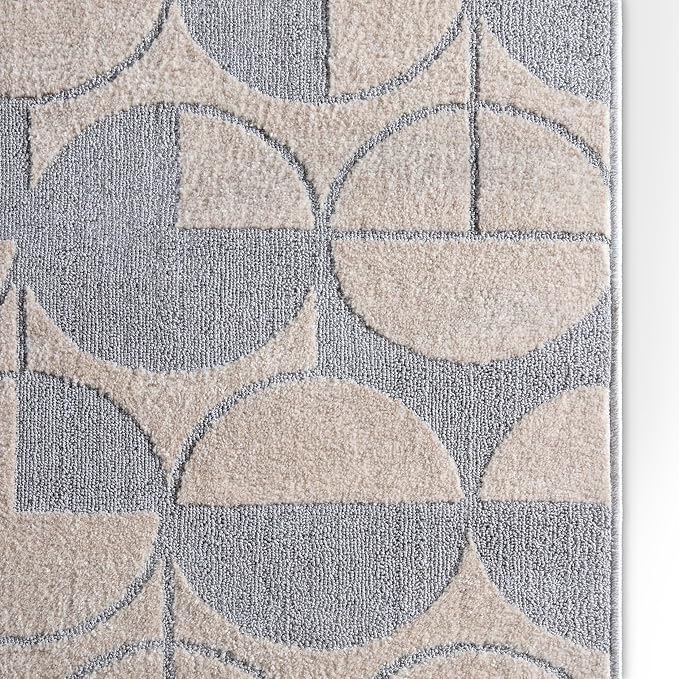 Well Woven Custom Size Hallway & Stair Runner- Harlow Harmony Ivory/Grey 27 - Image 3