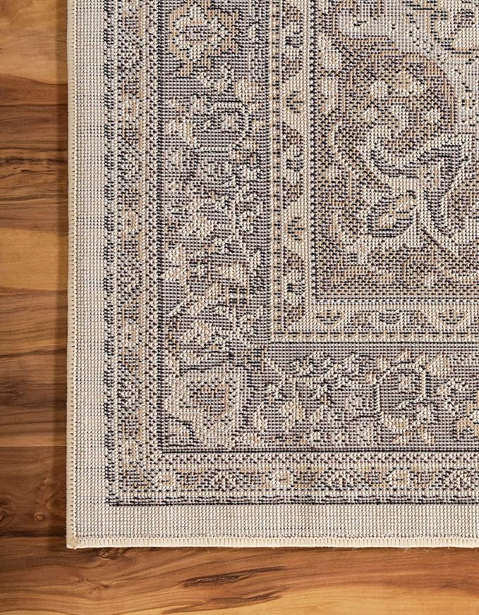 Unique Loom Reza Collection Traditional Persian Style Area Rug, 6 x 9 ft - Image 9