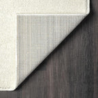 Abani Deco Collection Area Rug -Cream/Green Minimalist Design -5'3" x 7'6" - Image 5