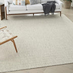 Nourison Home Courtyard Ivory Silver 7' x 10' Area Rug by NourisonHome