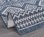 Beverly Rug Waikiki Boho Indoor Outdoor Rug 5x7, Washable Outside Carpet - Image 8