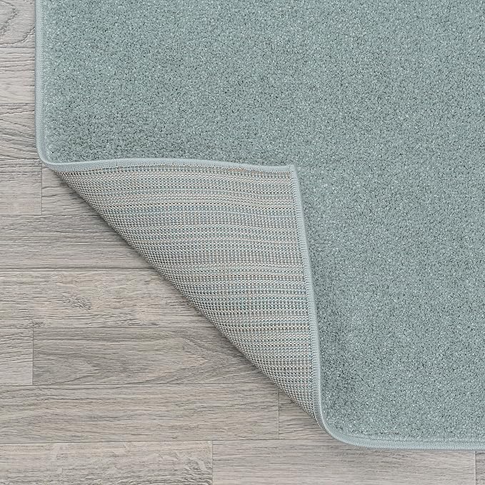 Eyely UES100S-9SQ Supersoft Haze Solid Low-Pile Indoor Area Rug, Minimalist - Image 6