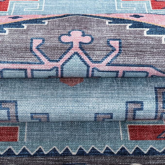 Fame Living Washable Area Rug. Modern Farmhouse. Vintage. Turkish. Bohemian. - Image 8