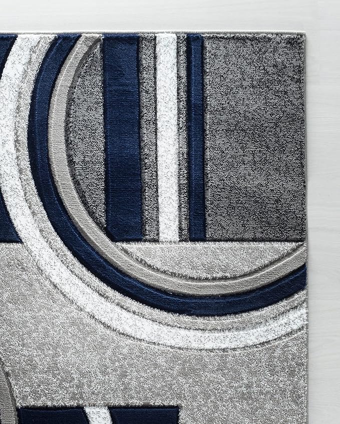 GLORY RUGS Area Rug Modern Soft Hand Carved Contemporary Floor Carpet - Image 4