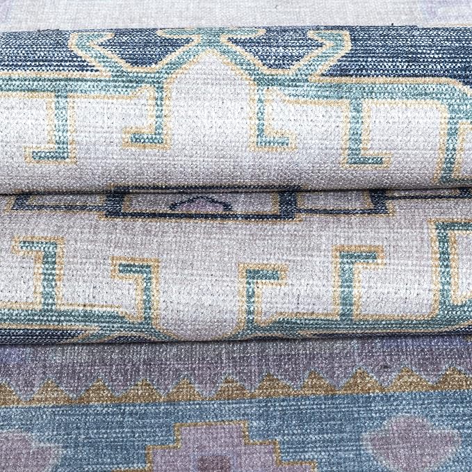 Fame Living Washable Area Rug. Modern Farmhouse. Vintage. Turkish. Bohemian. - Image 8