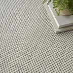 Nourison Home Courtyard Ivory Charcoal 4' x 6' Area Rug - Image 4