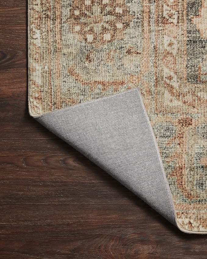 Loloi Margot Collection MAT-03 Ocean/Spice 2'-6" x 9'-6" Runner Rug feat. - Image 9
