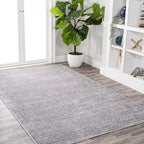 Eyely UES100A-5 Supersoft Haze Solid Low-Pile Indoor Area Rug - Image 6