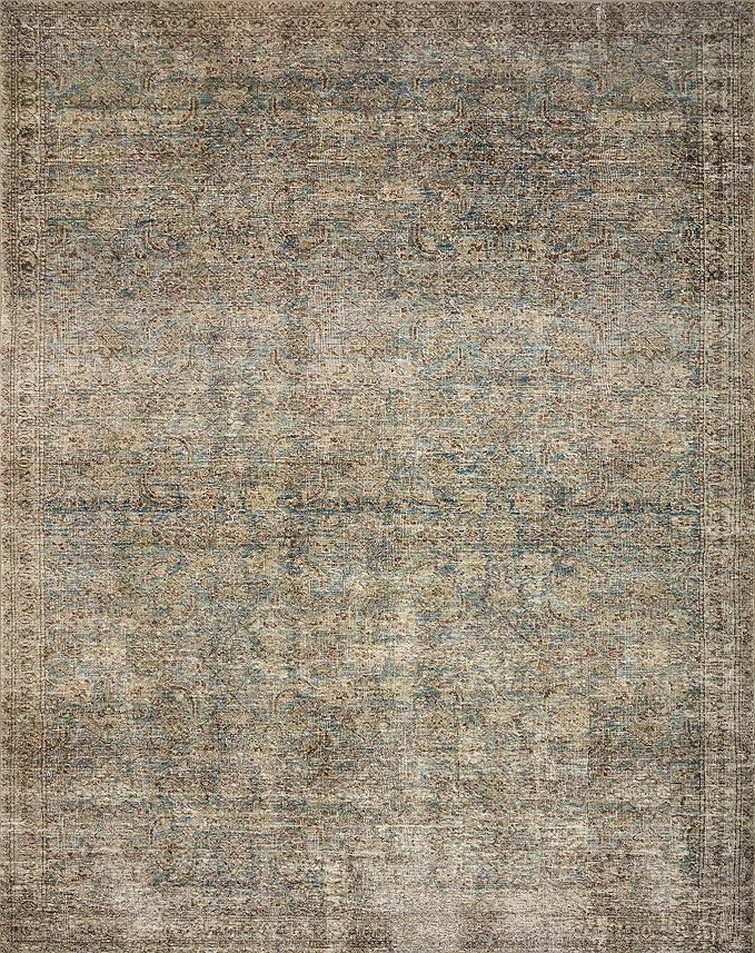 Loloi Amber Lewis Morgan Collection MOG-04 Sea/Sage 7'-3" x 9'-3" 38" Thick - Image 3