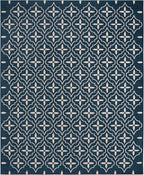 Nourison Home Nourison Essentials Navy Ivory 6' x 9' Area Rug - Image 5