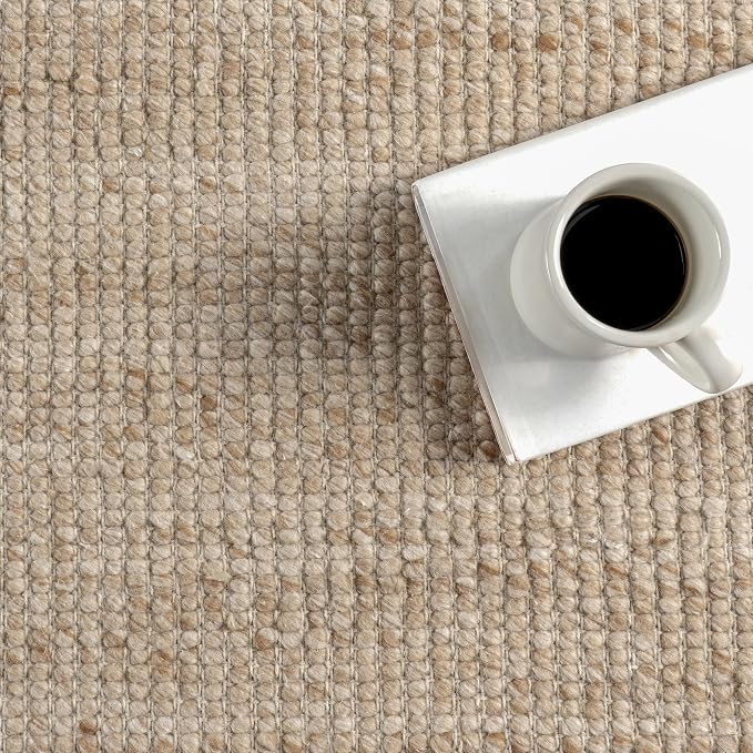 Rugs USA Palisades Marled Beige/Ivory, Hand Woven, Soft and Cozy, High Traffic - Image 8