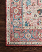 Loloi Skye Collection SKY-05 Brick/Ocean 9'-0" x 12'-0" Area Rug - Image 7