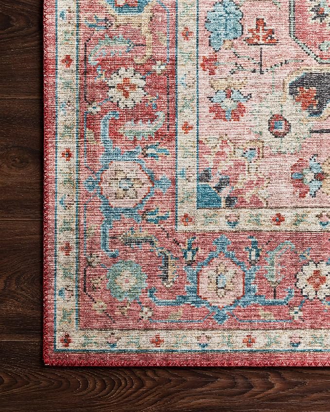 Loloi II Skye Collection SKY-05 Brick/Ocean 2'-3" x 3'-9" Accent Rug - Image 7