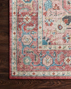 Loloi II Skye Collection SKY-05 Brick/Ocean 5'-0" x 7'-6" Area Rug - Image 7