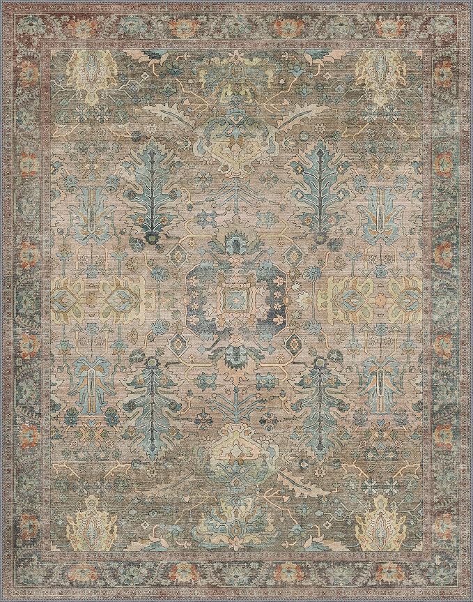 Bavni 8x10 Area Rugs for Living Room, Machine Washable Rug Lightweight Low Pile - Image 2