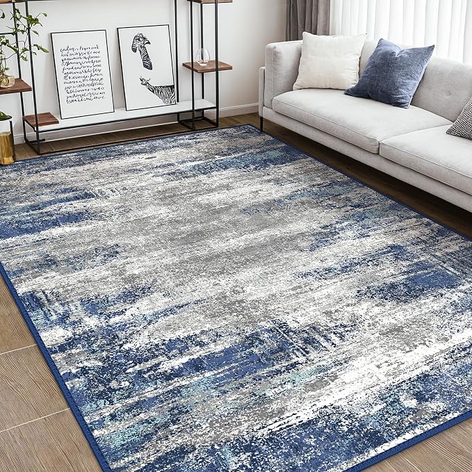 Bavni 10x14 Area Rugs, Modern Living Room Rugs, Large Machine Washable Rug - Image 8