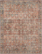GENIMO 2x3 Area Rugs for Living Room, Machine Washable Non Slip Vintage Rugs - Image 7