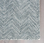Modern Herringbone Chevron Collection Handcrafted Wool Area Rug - Image 4