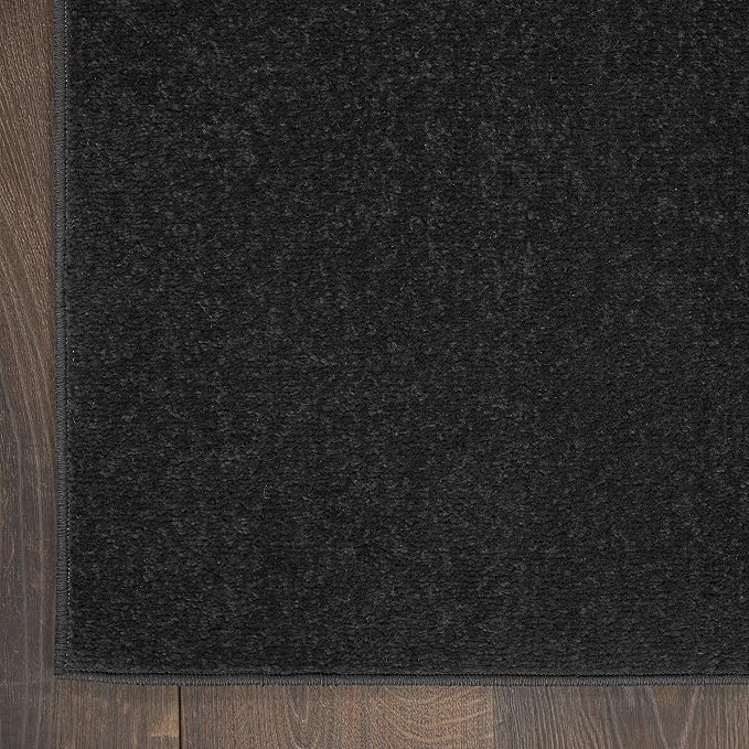 Nourison Home Nourison Essentials Black 9' x 12' Area Rug - Image 6