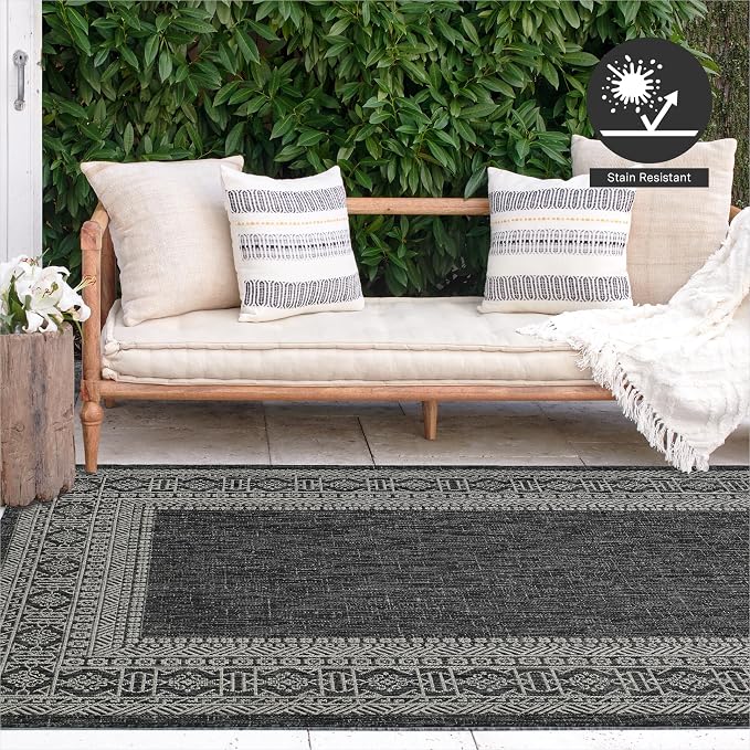 FH Home Flat Woven Outdoor Rug - Image 7