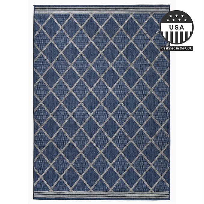 FH Home Flat Woven Outdoor Rug - Image 3