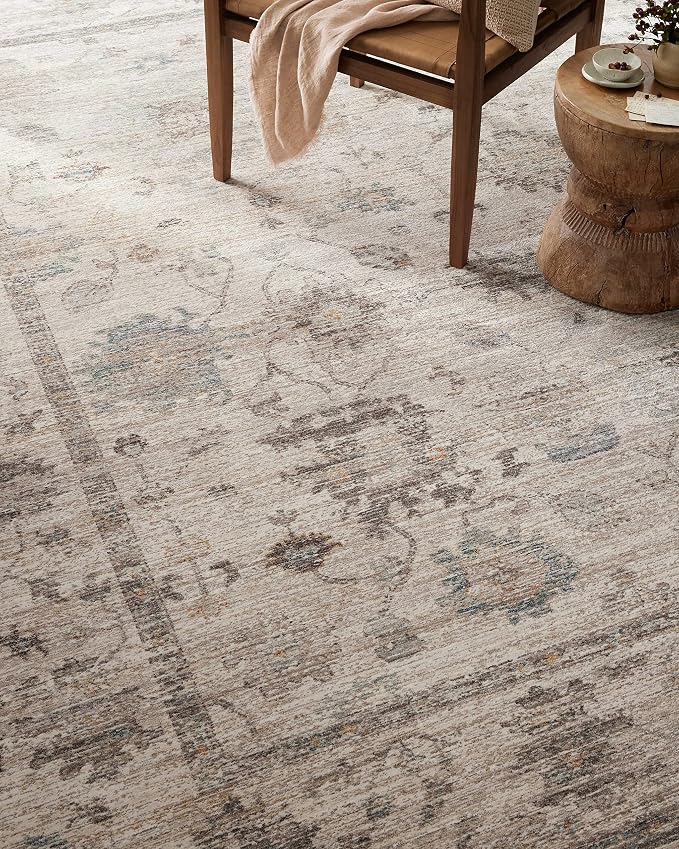 Loloi Magnolia Home by Joanna Gaines Millie Collection MIE-01 Silver/Dove - Image 4
