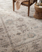 Loloi Magnolia Home by Joanna Gaines Millie Collection MIE-01 Silver/Dove 2'-7" - Image 5