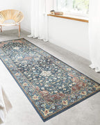 Loloi Skye Collection SKY-08 Denim/Brick 6'-0" x 6'-0" Round Area Rug - Image 5